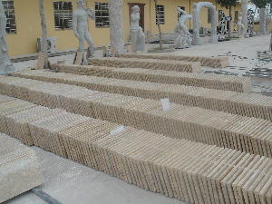 beige travertine