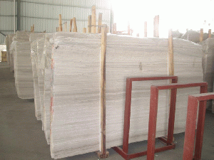 White wooden marble